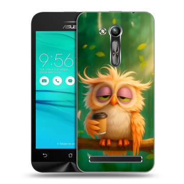 Силиконовый чехол на ASUS ZenFone Go 4.5 ZB452KG с принтом сова