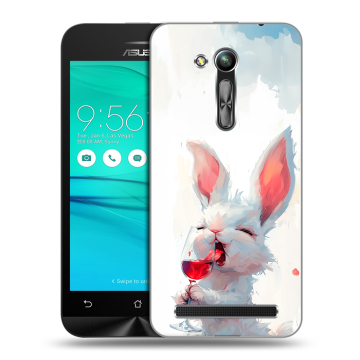 Силиконовый чехол на ASUS ZenFone Go 4.5 ZB452KG с принтом кролик зайчик