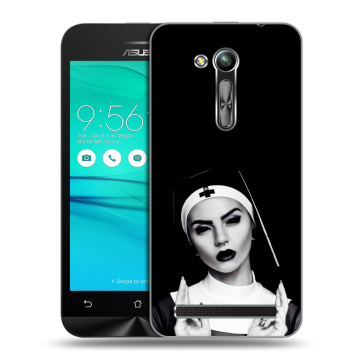 Силиконовый чехол на ASUS ZenFone Go 4.5 ZB452KG с принтом монашка