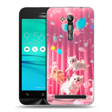 Силиконовый чехол на ASUS ZenFone Go 4.5 ZB452KG с принтом милые котики