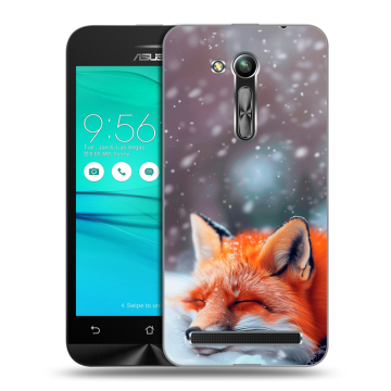 Силиконовый чехол на ASUS ZenFone Go 4.5 ZB452KG с принтом лиса