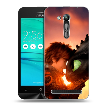 Силиконовый чехол на ASUS ZenFone Go 4.5 ZB452KG с принтом Как приручить дракона