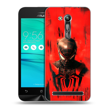 Силиконовый чехол на ASUS ZenFone Go 4.5 ZB452KG с принтом человек паук spiderman
