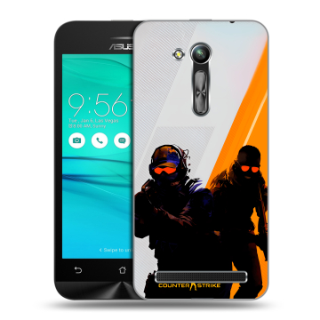 Силиконовый чехол на ASUS ZenFone Go 4.5 ZB452KG с принтом Контер страйк Counter strike