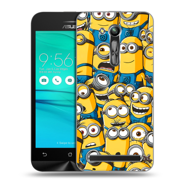 Силиконовый чехол на ASUS ZenFone Go 4.5 ZB452KG с принтом Миньоны