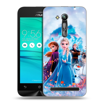 Силиконовый чехол на ASUS ZenFone Go 4.5 ZB452KG с принтом Холодное сердце Frozen