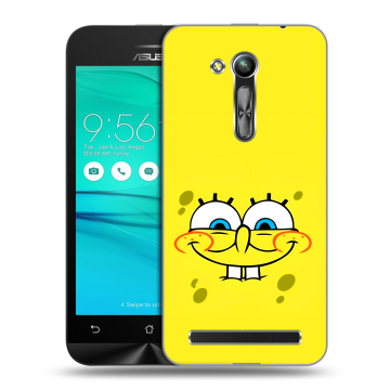 Силиконовый чехол на ASUS ZenFone Go 4.5 ZB452KG с принтом спанчбоб спанч боб