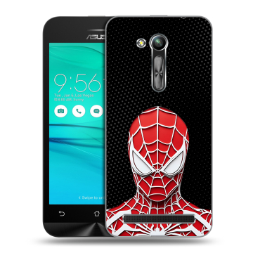 Силиконовый чехол на ASUS ZenFone Go 4.5 ZB452KG с принтом человек паук spiderman