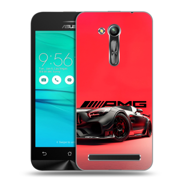 Силиконовый чехол на ASUS ZenFone Go 4.5 ZB452KG с принтом Мерседес Mercedes AMG