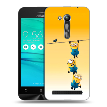 Силиконовый чехол на ASUS ZenFone Go 4.5 ZB452KG с принтом Миньоны