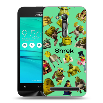 Силиконовый чехол на ASUS ZenFone Go 4.5 ZB452KG с принтом Шрек Shrek