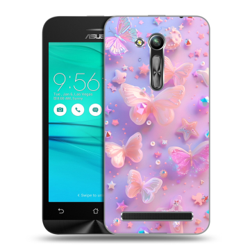 Силиконовый чехол на ASUS ZenFone Go 4.5 ZB452KG с принтом Бабочки