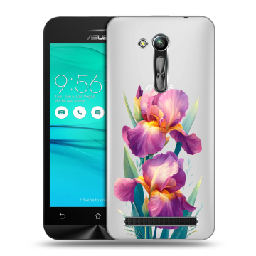 Силиконовый чехол на ASUS ZenFone Go 4.5 ZB452KG с принтом Цветы орхидеи