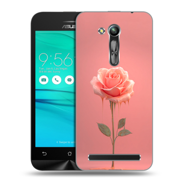 Силиконовый чехол на ASUS ZenFone Go 4.5 ZB452KG с принтом Розовая роза