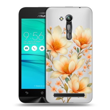 Силиконовый чехол на ASUS ZenFone Go 4.5 ZB452KG с принтом Цветы