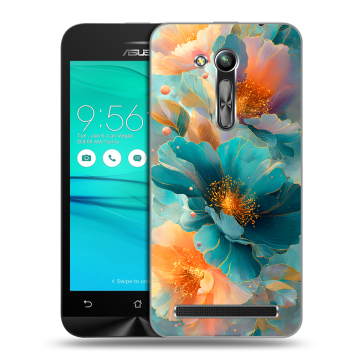 Силиконовый чехол на ASUS ZenFone Go 4.5 ZB452KG с принтом Цветы
