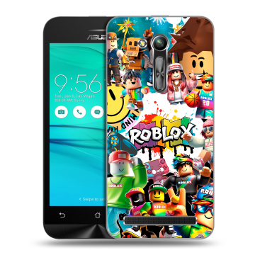 Силиконовый чехол на ASUS ZenFone Go 4.5 ZB452KG с принтом Roblox Роблокс Силиконовый чехол на ASUS ZenFone Go 4.5 ZB452KG с принтом Roblox Роблокс