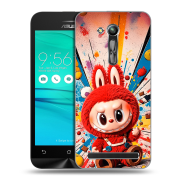 Силиконовый чехол на ASUS ZenFone Go 4.5 ZB452KG с принтом Labubu Лабубу