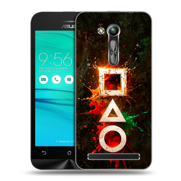 Силиконовый чехол на ASUS ZenFone Go 4.5 ZB452KG с принтом Squid Game Игра кальмара