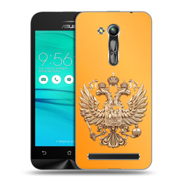 Силиконовый чехол на ASUS ZenFone Go 4.5 ZB452KG с принтом Герб Флаг России