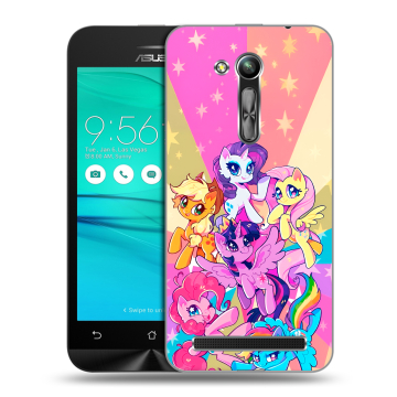 Силиконовый чехол на ASUS ZenFone Go 4.5 ZB452KG с принтом My little pony Дружба чудо