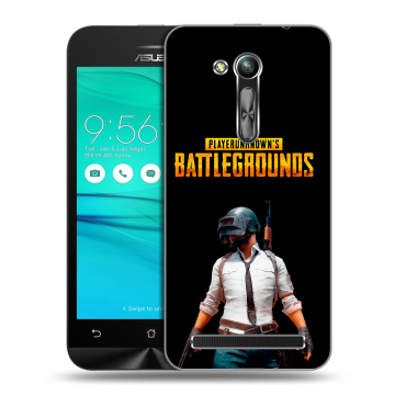 Силиконовый чехол на ASUS ZenFone Go 4.5 ZB452KG с принтом PUGB ПАГБ