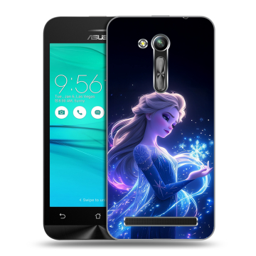 Силиконовый чехол на ASUS ZenFone Go 4.5 ZB452KG с принтом Холодное сердце Frozen