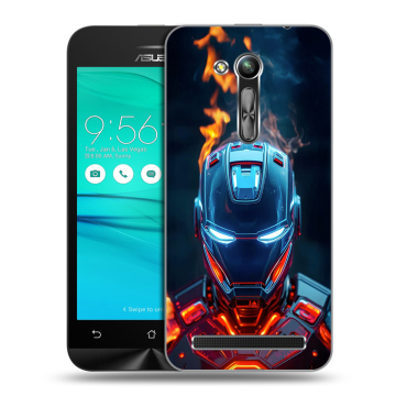 Силиконовый чехол на ASUS ZenFone Go 4.5 ZB452KG с принтом IronMan Железный человек
