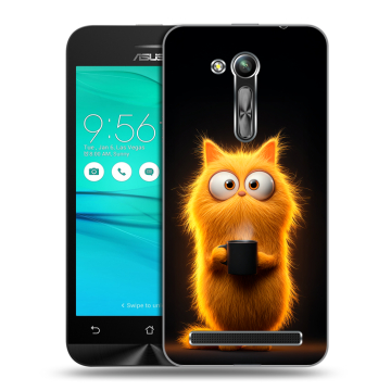 Силиконовый чехол на ASUS ZenFone Go 4.5 ZB452KG с принтом Смешной кот