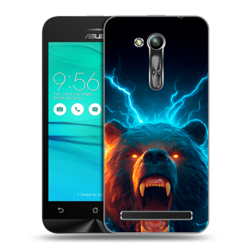 Силиконовый чехол на ASUS ZenFone Go 4.5 ZB452KG с принтом Медведь
