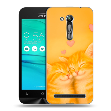 Силиконовый чехол на ASUS ZenFone Go 4.5 ZB452KG с принтом Милые котята
