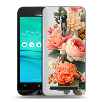 Силиконовый чехол на ASUS ZenFone Go 4.5 ZB452KG с принтом цветы