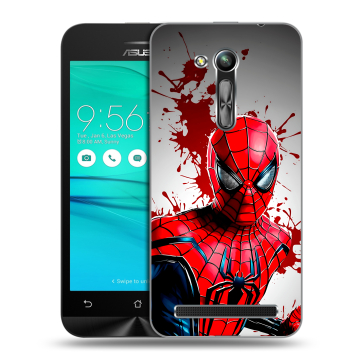 Силиконовый чехол на ASUS ZenFone Go 4.5 ZB452KG с принтом Spiderman Человек паук