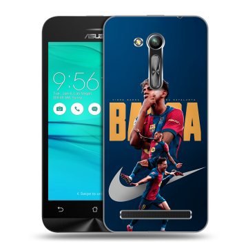 Силиконовый чехол на ASUS ZenFone Go 4.5 ZB452KG с принтом Барселона Barca Yamal 