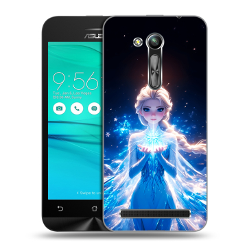 Силиконовый чехол на ASUS ZenFone Go 4.5 ZB452KG с принтом Холодное сердце Frozen