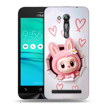 Силиконовый чехол на ASUS ZenFone Go 4.5 ZB452KG с принтом Labubu Лабубу