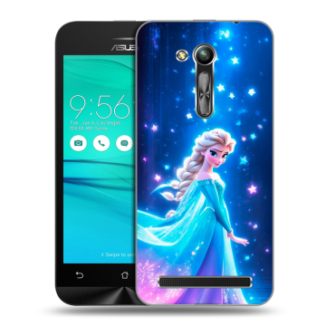 Силиконовый чехол на ASUS ZenFone Go 4.5 ZB452KG с принтом Холодное сердце Frozen