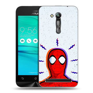 Силиконовый чехол на ASUS ZenFone Go 4.5 ZB452KG с принтом Spiderman Человек паук