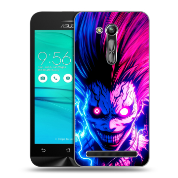 Силиконовый чехол на ASUS ZenFone Go 4.5 ZB452KG с принтом Death note Тетрадь смерти