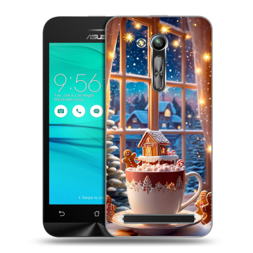 Силиконовый чехол на ASUS ZenFone Go 4.5 ZB452KG с принтом Новый год
