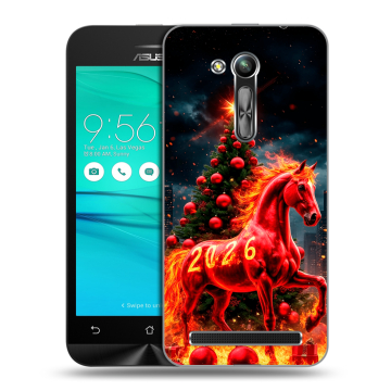 Силиконовый чехол на ASUS ZenFone Go 4.5 ZB452KG с принтом Новый год