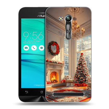 Силиконовый чехол на ASUS ZenFone Go 4.5 ZB452KG с принтом Новый год