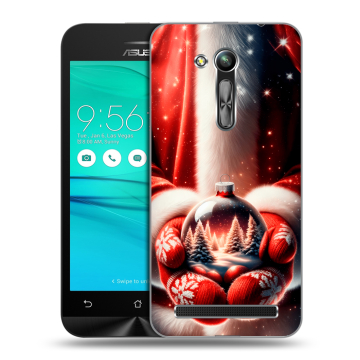 Силиконовый чехол на ASUS ZenFone Go 4.5 ZB452KG с принтом Новый год