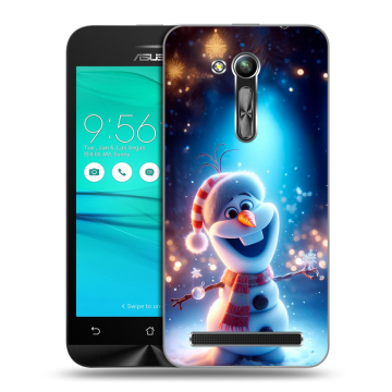 Силиконовый чехол на ASUS ZenFone Go 4.5 ZB452KG с принтом Новый год