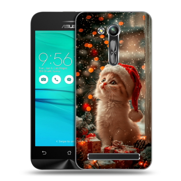 Силиконовый чехол на ASUS ZenFone Go 4.5 ZB452KG с принтом Новый год