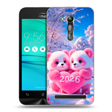 Силиконовый чехол на ASUS ZenFone Go 4.5 ZB452KG с принтом Новый год