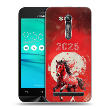 Силиконовый чехол на ASUS ZenFone Go 4.5 ZB452KG с принтом Новый год
