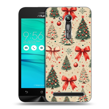 Силиконовый чехол на ASUS ZenFone Go 4.5 ZB452KG с принтом Новый год