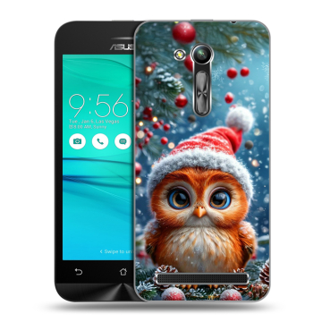 Силиконовый чехол на ASUS ZenFone Go 4.5 ZB452KG с принтом Новый год