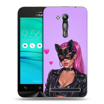 Силиконовый чехол на ASUS ZenFone Go 4.5 ZB452KG с принтом женский